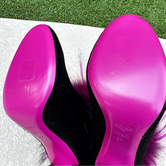 Fendi fox fur trim boots - Picture 8 of 14